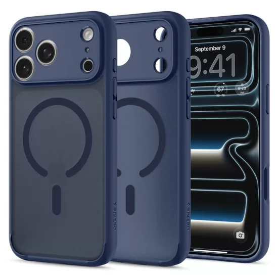 iPhone 18 Pro Max / 17 Pro Max Tok - Spigen Ultra Hybrid MagSafe - Kék