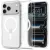 iPhone 18 Pro Max / 17 Pro Max Tok - Spigen Ultra Hybrid MagSafe - Áttetsző-Fehér