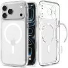 iPhone 18 Pro Max / 17 Pro Max Tok - Spigen Ultra Hybrid MagSafe - Áttetsző-Fehér