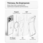 iPhone 18 Pro Max / 17 Pro Max Tok - Spigen Ultra Hybrid MagSafe - Áttetsző-Fehér
