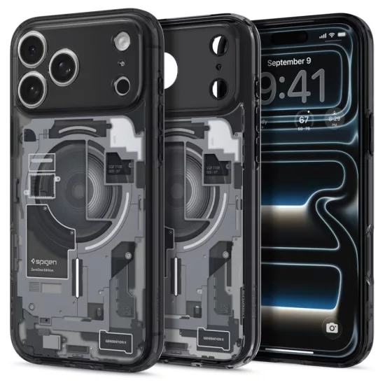 iPhone 18 Pro Max / 17 Pro Max Tok - Spigen Ultra Hybrid MagSafe - Zero One Fekete