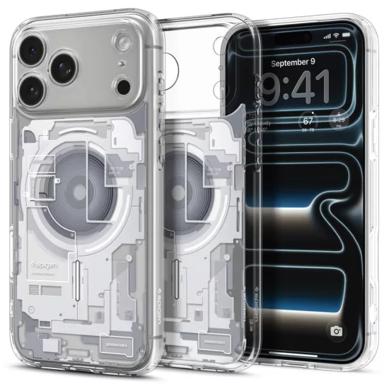 iPhone 18 Pro Max / 17 Pro Max Tok - Spigen Ultra Hybrid MagSafe - Zero One Fehér