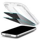 iPhone 18 Pro Max Kijelzővédő Üvegfólia - Spigen Glas.tR EZ Fit Pro HD AC Privacy x 2 db