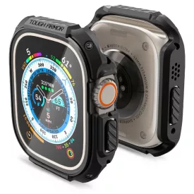 Apple Watch Ultra (49mm) Tok - Spigen Tough Armor - Fekete