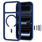 iPhone 18 Pro Max / 17 Pro Max Tok - Tech-Protect MagOne MagSafe CC + 2x Kijelzővédő Üvegfólia - Sötétkék