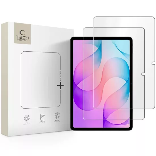 Samsung Galaxy Tab S12+ Plus 12.4" Kijelzővédő Üvegfólia - Tech-Protect Glass Fit+ x 2 db