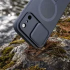iPhone 18 Pro Max / 17 Pro Max Tok - Tech-Protect Kevlar Aura MagSafe - Sötétkék
