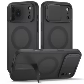   iPhone 18 Pro Max / 17 Pro Max Tok - Tech-Protect Kevlar Aura MagSafe - Matt Fekete