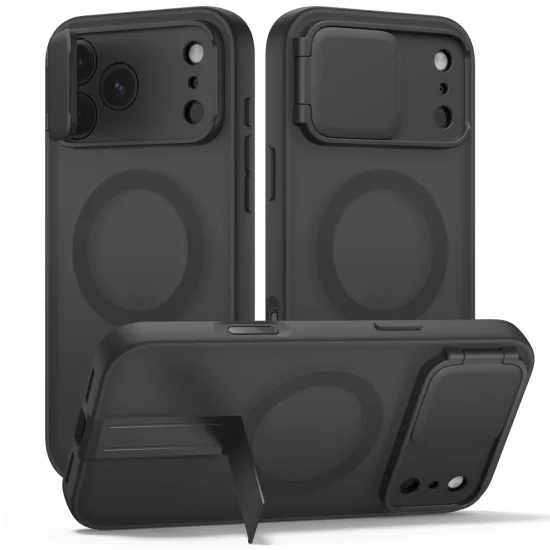 iPhone 18 Pro Max / 17 Pro Max Tok - Tech-Protect Kevlar Aura MagSafe - Matt Fekete