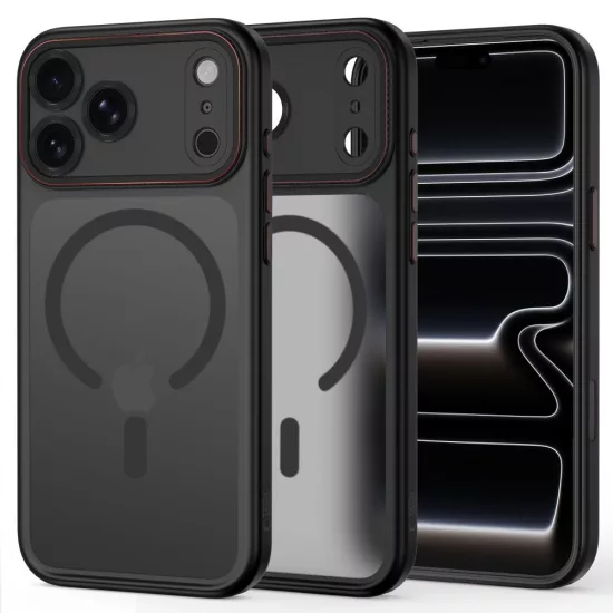 iPhone 18 Pro Max / 17 Pro Max Tok - Tech-Protect MagCam MagSafe - Matt Fekete-Piros