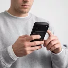 iPhone 18 Pro Max / 17 Pro Max Tok - Tech-Protect MagOne CC MagSafe + 2x Kijelzővédő Üvegfólia - Átlátszó Fekete