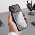iPhone 18 Pro Max / 17 Pro Max Tok - Tech-Protect MagOne CC MagSafe + 2x Kijelzővédő Üvegfólia - Átlátszó Fekete