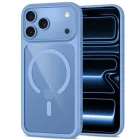 iPhone 18 Pro Max / 17 Pro Max Tok - Tech-Protect MagOne CC MagSafe + 2x Kijelzővédő Üvegfólia - Átlátszó Kék
