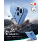 iPhone 18 Pro Max / 17 Pro Max Tok - ESR Cyber Tough Kickstand MagSafe - Kék