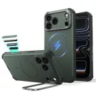 iPhone 18 Pro Max / 17 Pro Max Tok - ESR Cyber Tough Kickstand MagSafe - Zöld