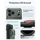 iPhone 18 Pro Max / 17 Pro Max Tok - ESR Cyber Tough Kickstand MagSafe - Zöld