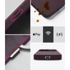 iPhone 18 Pro Max Tok - Ringke Silicone MagSafe - Sötét Cseresznye