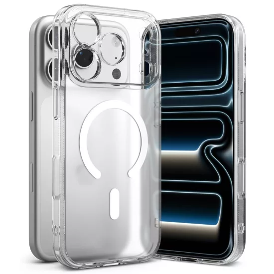 iPhone 18 Pro / 17 Pro Tok - Ringke Fusion Magnetic MagSafe - Áttetsző