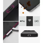 iPhone 18 Pro Tok - Ringke Silicone MagSafe - Fekete
