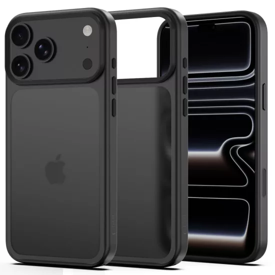 iPhone 18 Pro Max / 17 Pro Max Tok - Tech-Protect Magmat CC - Áttetsző-Fekete