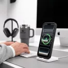 iPhone 18 Pro Max / 17 Pro Max Tok - Tech-Protect Magmat MagSafe CC - Áttetsző-Fekete