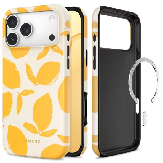 iPhone 18 Pro Max / 17 Pro Max Tok - Tech-Protect Lamano MagSafe - Lemon Haze