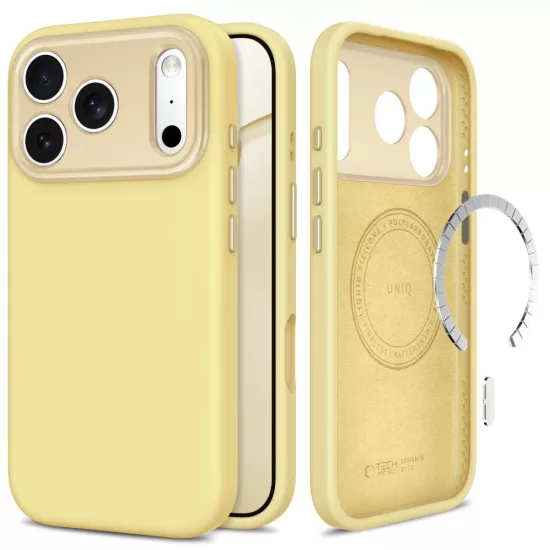 iPhone 18 Pro Max / 17 Pro Max Tok - Tech-Protect Uniq MagSafe CC - Sárga