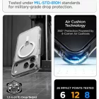iPhone 18 Pro Max / 17 Pro Max Tok - Spigen Ultra Hybrid Optik S MagSafe - Átlátszó-Ezüst