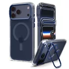 iPhone 18 Pro Max / 17 Pro Max Tok - Spigen Ultra Hybrid Optik S MagSafe - Átlátszó-Sötétkék