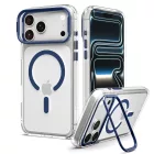 iPhone 18 Pro Max / 17 Pro Max Tok - Spigen Ultra Hybrid Optik S MagSafe - Átlátszó-Sötétkék