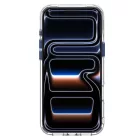 iPhone 18 Pro Max / 17 Pro Max Tok - Spigen Ultra Hybrid Optik S MagSafe - Átlátszó-Sötétkék