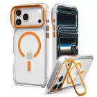 iPhone 18 Pro Max / 17 Pro Max Tok - Spigen Ultra Hybrid Optik S MagSafe - Átlátszó-Narancs