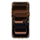 iPhone 18 Pro Max / 17 Pro Max Tok - Spigen Ultra Hybrid Optik S MagSafe - Átlátszó-Narancs
