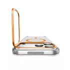iPhone 18 Pro Max / 17 Pro Max Tok - Spigen Ultra Hybrid Optik S MagSafe - Átlátszó-Narancs