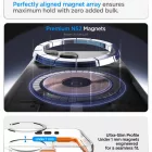 iPhone 18 Pro Max / 17 Pro Max Tok - Spigen Ultra Hybrid Optik S MagSafe - Átlátszó-Narancs