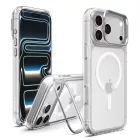 iPhone 18 Pro / 17 Pro Tok - Spigen Ultra Hybrid Optik S MagSafe - Átlátszó-Ezüst