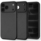 iPhone 18 Pro Max / 17 Pro Max Tok - Tech-Protect MagCam MagSafe Carbon Case - Fekete
