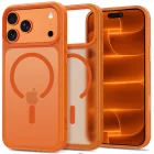 iPhone 18 Pro Max / 17 Pro Max Tok - Tech-Protect Magmat Magsafe CC - Áttetsző-Narancs