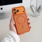 iPhone 18 Pro Max / 17 Pro Max Tok - Tech-Protect Magmat Magsafe CC - Áttetsző-Narancs