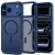 iPhone 18 Pro Max / 17 Pro Max Tok - Tech-Protect Magmat Magsafe CC - Áttetsző-Sötétkék