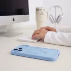 iPhone 18 Pro Max / 17 Pro Max Tok - Tech-Protect Magmat MagSafe - Áttetsző-Világoskék