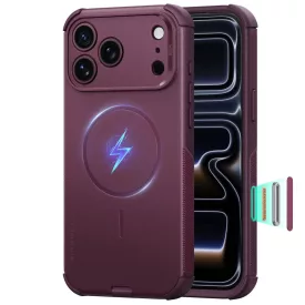   iPhone 18 Pro Max / 17 Pro Max Tok - ESR Cyber Tough MagSafe - Bordó