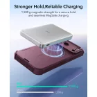 iPhone 18 Pro Max / 17 Pro Max Tok - ESR Cyber Tough MagSafe - Bordó