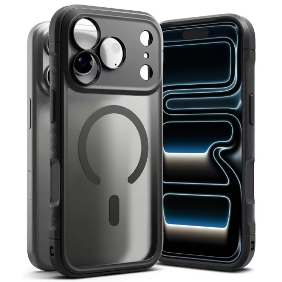 iPhone 18 Pro / 17 Pro Tok - Ringke Fusion Bold Magnetic MagSafe - Matt Fekete