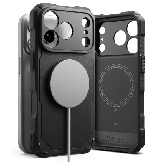 iPhone 18 Pro / 17 Pro Tok - Ringke Rugged Gear Magnetic MagSafe - Fekete
