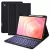 Samsung Galaxy Tab S12+ Plus 12.4" (X840 / X846B) Tok - Tech-Protect SC Ceruzatartóval és Angol Billentyűzettel - Fekete