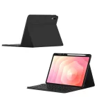 Samsung Galaxy Tab S12+ Plus 12.4" (X840 / X846B) Tok - Tech-Protect SC Ceruzatartóval és Angol Billentyűzettel - Fekete