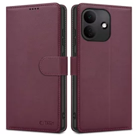   Xiaomi Redmi Note 17 Pro 5G Tok - Tech-Protect Wallet - Bordó