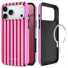   iPhone 18 Pro / 17 Pro Tok - Tech-Protect Lamano MagSafe - Rózsaszín-Piros