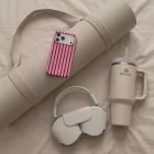 iPhone 18 Pro / 17 Pro Tok - Tech-Protect Lamano MagSafe - Rózsaszín-Piros